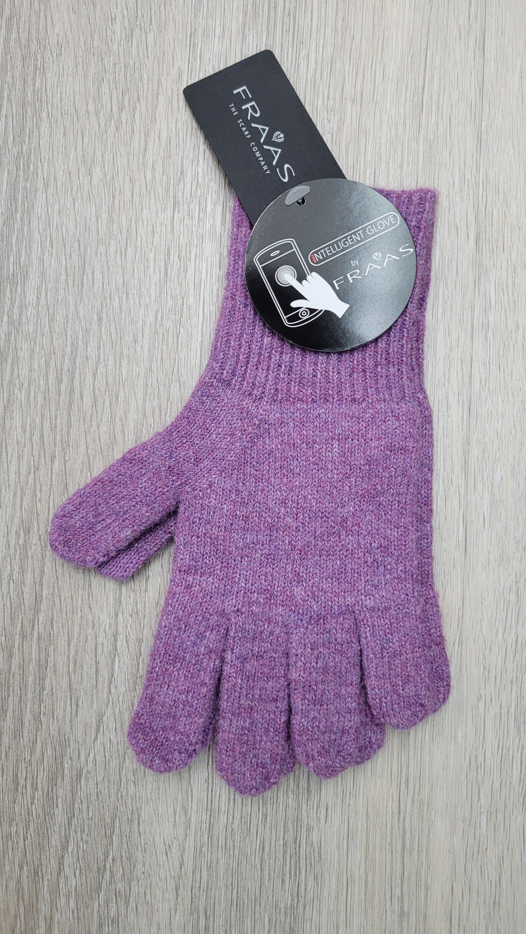 Fraas - 494072 - Recycled Knit Tech Glove - Berry