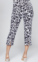Load image into Gallery viewer, Compli K - 33587 - Pull On Crop Pant - Black/White

