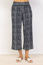 Load image into Gallery viewer, Habitat - H33767 - Crop Pant Striped - Black
