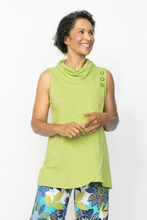 Load image into Gallery viewer, Habitat - H27507 - Sleeveless Cowl Top - Garden

