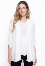Load image into Gallery viewer, Picadilly - JM558 - Open Front Cotton Cardigan - Off White
