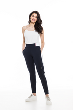 Load image into Gallery viewer, Orly - 800-06 - Legging Pant - Navy/White
