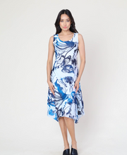 Load image into Gallery viewer, Cativa - 124120 - Floral Sundress - True Blue
