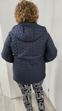 Load image into Gallery viewer, Normann - 1044 - Quilted Jacket - Navy
