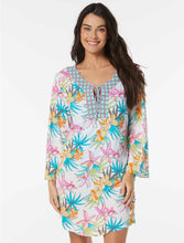 Load image into Gallery viewer, Beach House - H3A592 - Faye Caftan Cover Up - White
