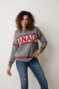 Parkurst - 87281 - Canada Henley Sweater - Grey Tweed