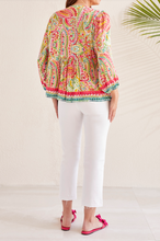 Load image into Gallery viewer, Tribal - 1822O - 3/4 Sleeve Blouse - Raspberry
