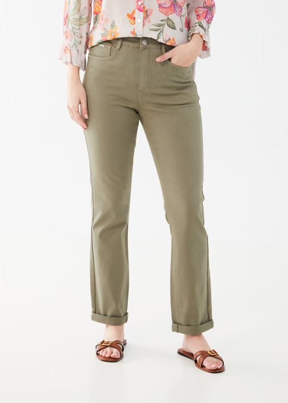 FDJ - 8831511 - Petite Ladies - Leg Straight Pants – Wear Suzanne Viau Fern