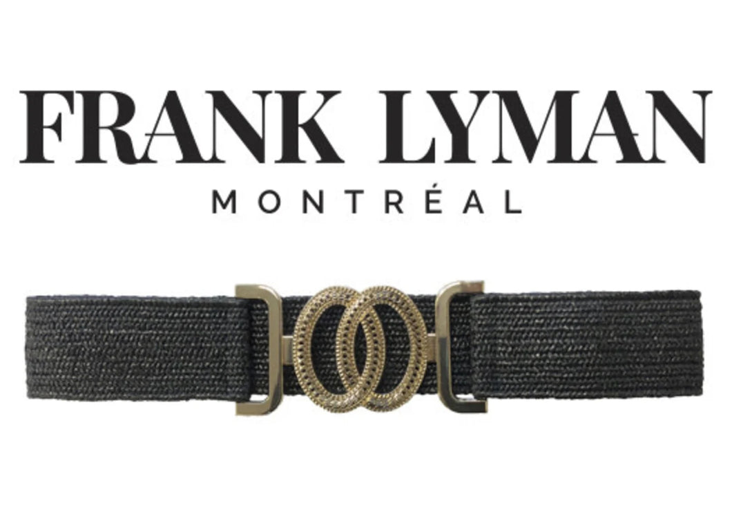 Frank Lyman - A23102U - Belt - Black/Gold