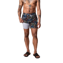 Load image into Gallery viewer, SAXX - Oh Buoy - Men&#39;s Swim Shorts - Painterly Paradise
