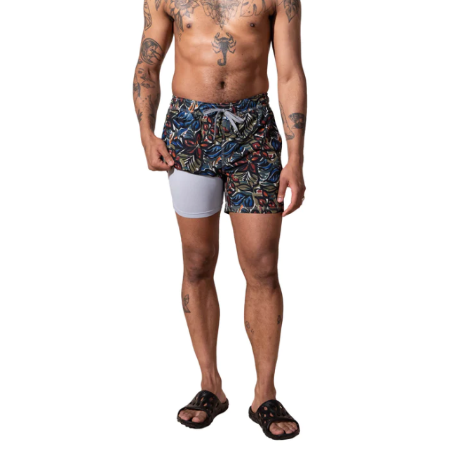 SAXX Oh Buoy Men s Swim Shorts Painterly Paradise