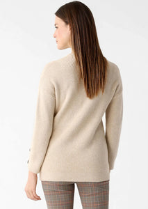 Lisette - 1056457 - Long Sleeve Sophie Sweater With Button Style - Beige