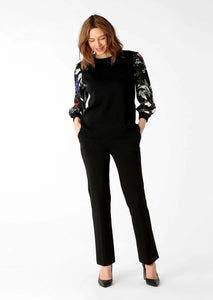 Lisette - 1067438 - Maya Long Sleeve Blouse Top Style - Black