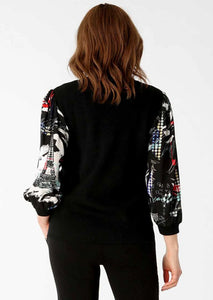 Lisette - 1067438 - Maya Long Sleeve Blouse Top Style - Black