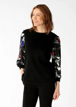 Load image into Gallery viewer, Lisette - 1067438 - Maya Long Sleeve Blouse Top Style - Black
