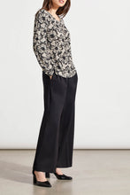 Load image into Gallery viewer, Tribal - 1873O - Long Sleeve U Neck Top With Shirring - Frost Grey
