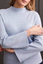 Load image into Gallery viewer, Tribal - 1921O - Long Sleeve Funnel Neck Sweater - H Glacier
