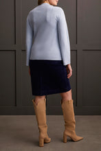 Load image into Gallery viewer, Tribal - 1921O - Long Sleeve Funnel Neck Sweater - H Glacier
