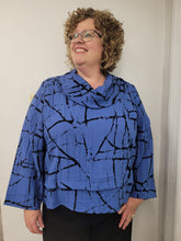Load image into Gallery viewer, Habitat - 38423 -  Drape Collar Pull Over - Skyline
