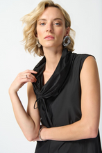 Load image into Gallery viewer, Joseph Ribkoff - 242067 - Silky Knit and Memory Cocoon Dress - Black
