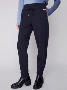 Charlie B - C5310S - Techno Pull-On Pant - Navy