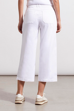Load image into Gallery viewer, Tribal - 5365O - Audrey Bouton Fly Wide Leg Ankle Jeans - White
