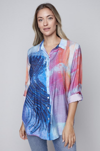 Claire Desjardins - 91416 - Tunic Printed Blouse