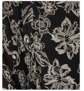 Point Zero - MOM4089 - Split V-Neck Blouse and Cami - Black/Ivory