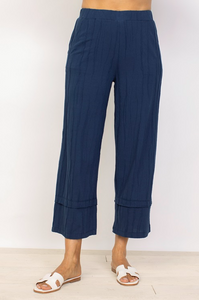 Habitat - H16571 8- Wide Crop Pant - Navy