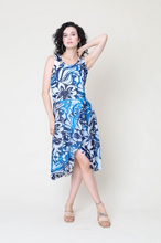 Load image into Gallery viewer, Cativa - 124119 - Wrap Dress - True Blue
