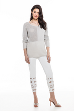 Load image into Gallery viewer, Orly - 80305 - Metallic Long Sleeve Top - Color Linen
