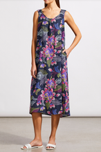 Load image into Gallery viewer, Tribal - 1844O - Sleeveless Dress with Knotted Straps - Tango Pink
