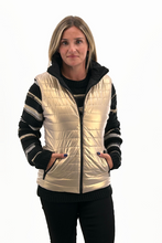 Load image into Gallery viewer, Orly - 91101 - Reversible Quilted Vest - Gold/Black
