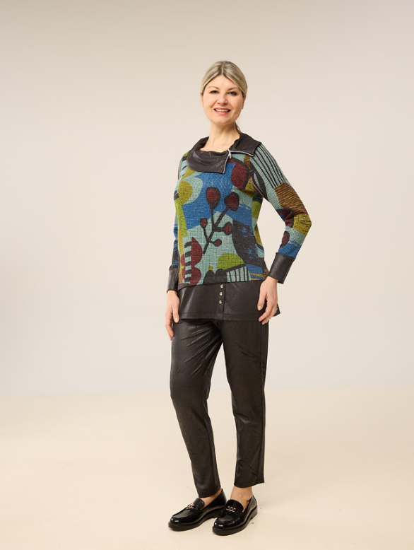 Crystal - 2411195 - Plus Size Tunic - Multi