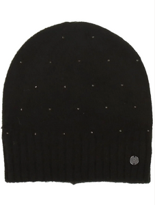 FRAAS - 667097-990 - Knitted Hat with Rhinestones - Black