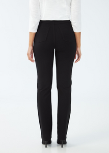 FDJ - 8496396 - Petite Suzanne Straight Leg Pant - Black