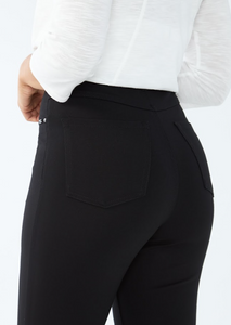 FDJ - 8496396 - Petite Suzanne Straight Leg Pant - Black