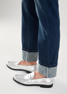 FDJ - 2630669 - Pull On Cuffed Straight Ankle Jean - Dark Vintage