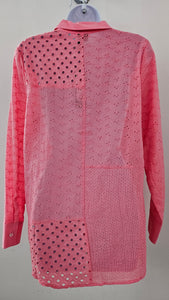 FDJ - 7163966 - Eyelet Blouse - Pink