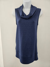 Load image into Gallery viewer, Pure - 112-4812 - cowl Neck Sleeveless Top - Denim
