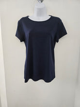 Load image into Gallery viewer, Pure - 210-4967 - Bamboo Round Neck Tee - Navy
