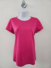 Load image into Gallery viewer, Pure - 210-4967 - Bamboo Round Neck Tee - Azalea
