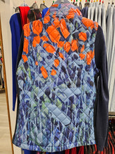 Load image into Gallery viewer, Claire Desjardins - 91716 - Zip Front Quilted Vest - Dusk in the Garden
