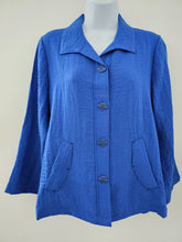 Load image into Gallery viewer, Habitat - H30649 - Pleat Back Jacket - Sapphire

