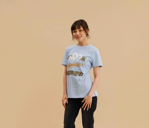 Cativa - 251631 - Leopard Heart T-Shirt - Black
