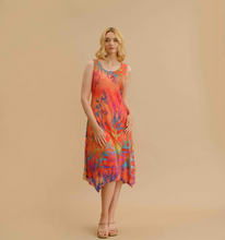 Load image into Gallery viewer, Cativa - 125148 - Handkerchief Sundress with Lining - Laguna Sunrise
