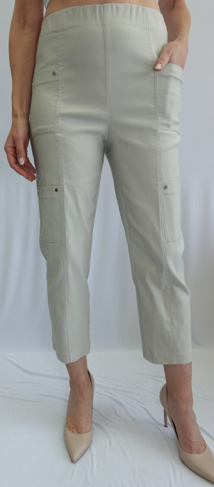 Softworks - 205004 - Side Pockets Capri - Stone