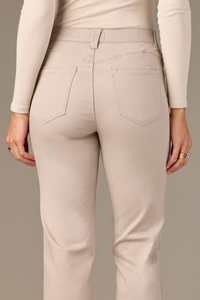 Wit & Wisdom - P1009VMX2 - High Waist Straight Leg Stretch Twill Pants - Flax
