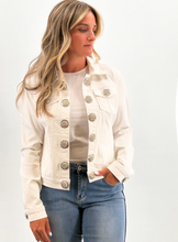 Load image into Gallery viewer, Orly - 251270 - Stretch Jean Jacket - White
