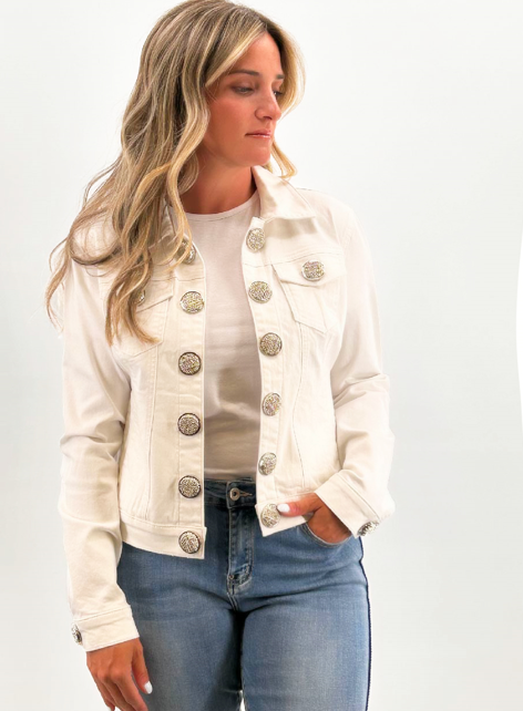Orly - 251270 - Stretch Jean Jacket - White